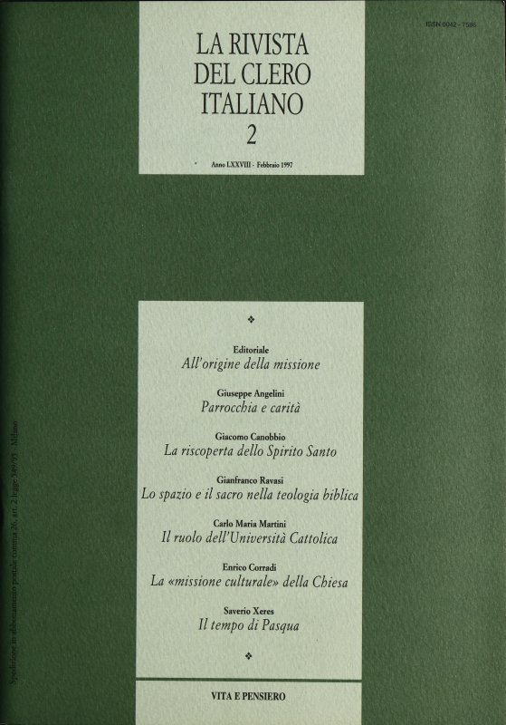 LA RIVISTA DEL CLERO ITALIANO - 1997 - 2