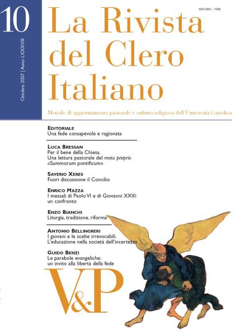 LA RIVISTA DEL CLERO ITALIANO - 2007 - 10