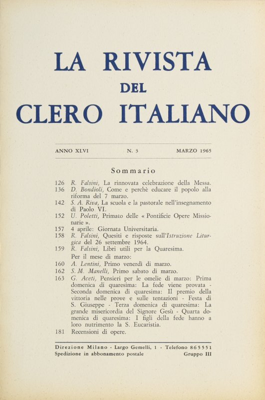 Come e perchè educare il popolo alla riforma del 7 marzo