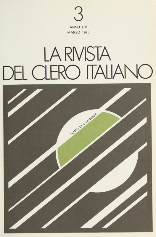 LA RIVISTA DEL CLERO ITALIANO - 1973 - 3