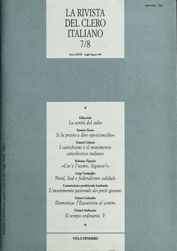 Note sull’inserimento pastorale dei preti giovani