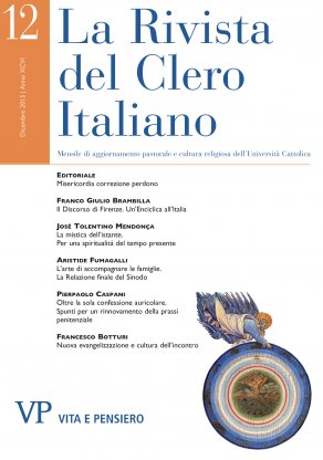 Oltre la sola confessione auricolare.
Spunti per un rinnovamento della prassi penitenziale