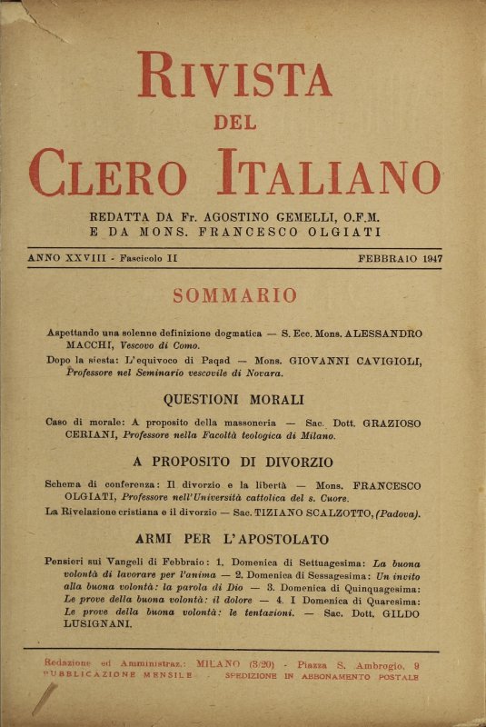 Pensieri sui Vangeli di Febbraio: 1. Domenica di Settuagesima: La buona  volontà di lavorare per l'anima - 2. Domenica di Sessagesima: Un invito  alla