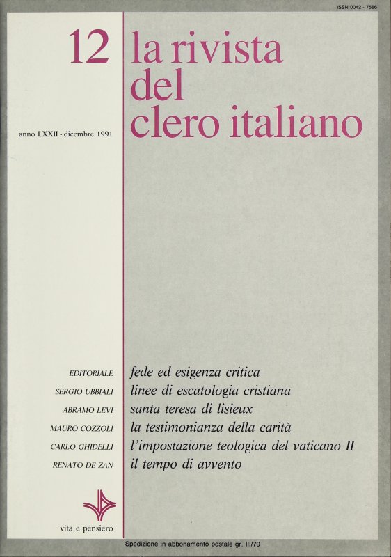 Sommario generale dell'annata