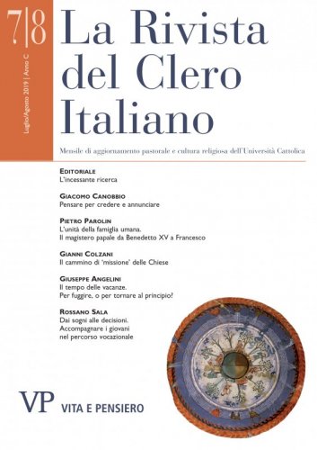 Il tempo delle vacanze.
Per fuggire, o per tornare al principio?