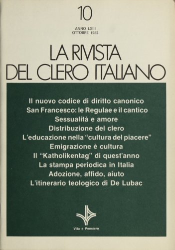 In attesa del nuovo codice di diritto canonico