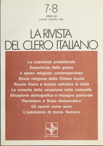 La crescita della vocazione nella comunità cristiana